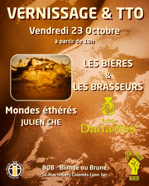 Vernissage "Mondes éthérés" de Julien Che